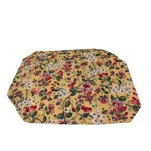 Vintage 1991 Sheridan ROSSINI Placemats Floral Rectangular Dining Table Set of 4